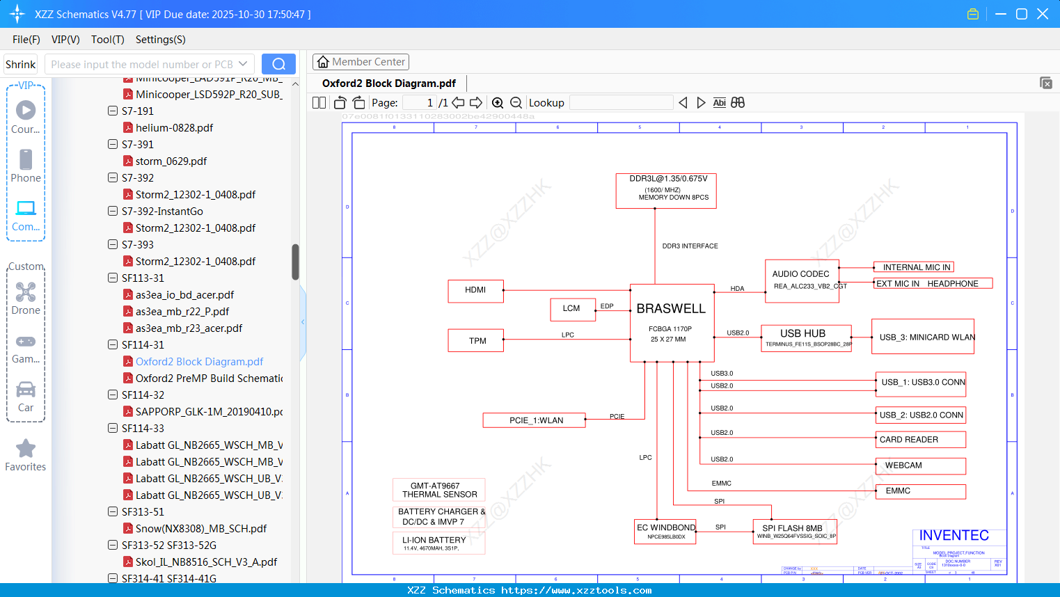 Laptop ACER Oxford2 Block Diagram